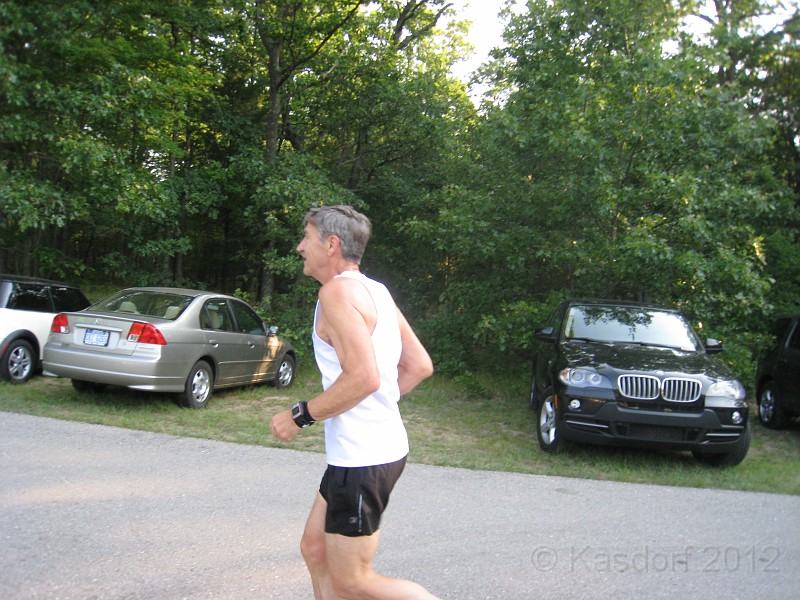 2012 North Country Run HM 0146.JPG - The 2012 North Country Run, a half marathon race through the beautiful Manistee National Forest in Michigan. August 25, 2012 a nice warm day for a run through the hills!